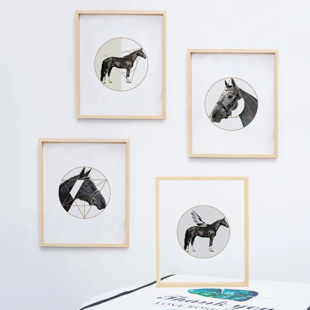 

Vieee Manufacturers Direct Selling Nordic Acrylic Transparent Decoration Painting Animal Realistic Decorational Picture PT038