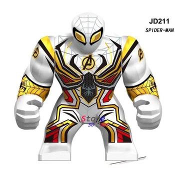 

Single Marvel Avengers Endgame Big size Spiderman Spider man Thanos Hulk IronMan Black Panther building blocks Kid Toys
