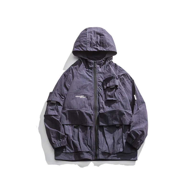 

Tang Mu Cool Spring Clothing New Style Japanese Style Street Workwear Coat Men Trend Loose-Fit Cool Pocket Casual Jacket