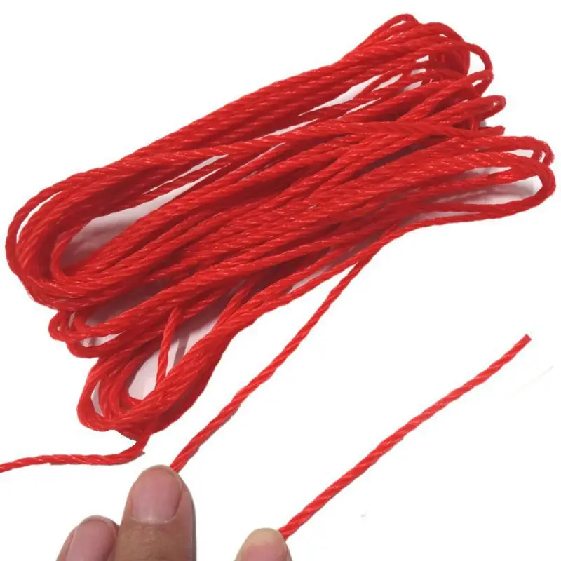 10 метров материал жирная 32 нити мульти-функциональная верёвка для сушки на открытом воздухе в комплекте веревка креветка клетка веревка цвет Случайный