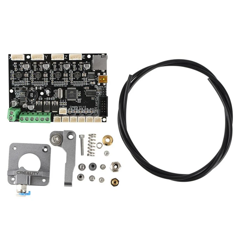 

3D Printer for Creality V1.15 Mute Motherboard with Grey Extruder Upgrade Kit for Ender-3CR-10