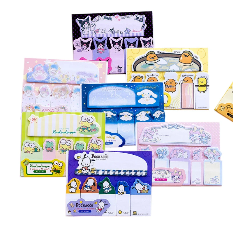 

1pack/lot Japanese Cute Cartoon Second Generation Index Eight Selections Sticky Notes Office School Supplies