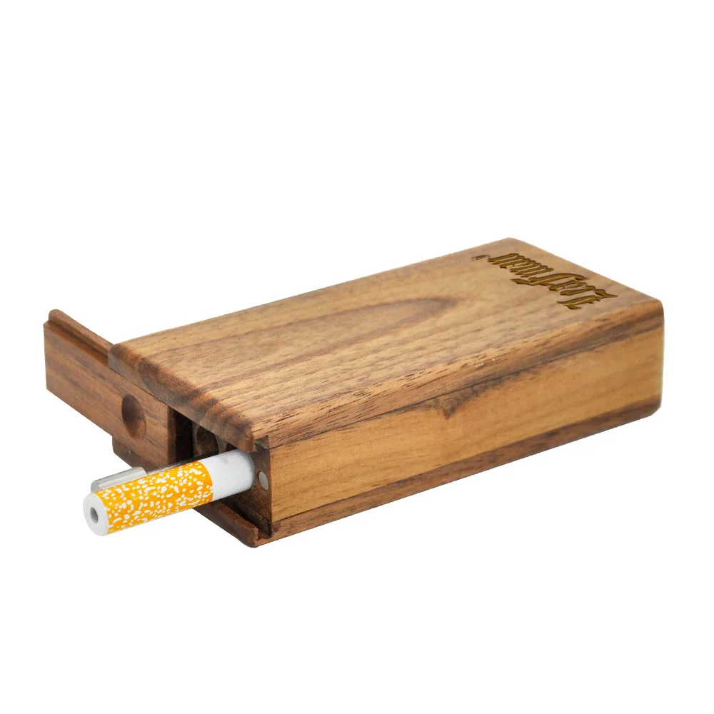 Leafman Metal One Hitter Pipe Bat Dugout Box With Cover Wooden