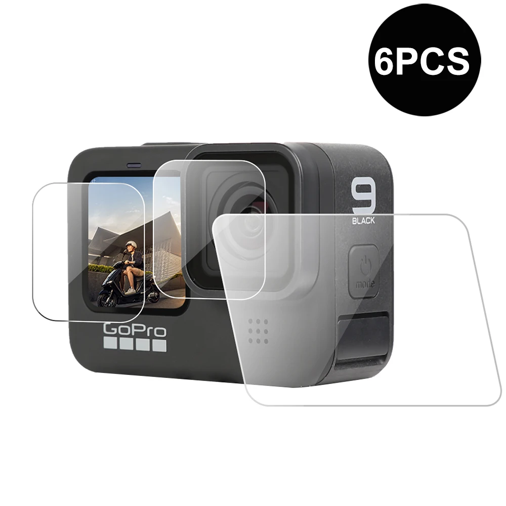 Закаленное стекло для защиты экрана Gopro Hero 9 Black Sport защита камеры Защитная пленка