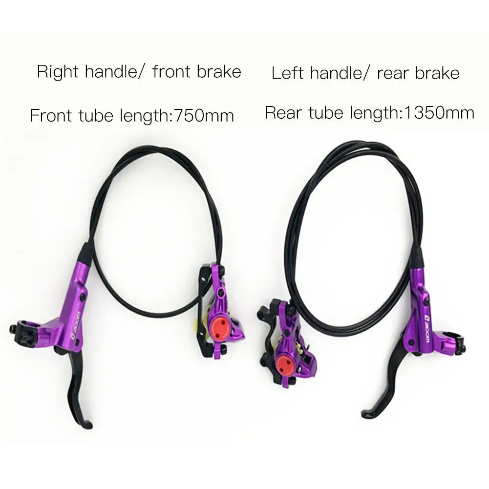 1 Set Mountain Bike Brake Hydraulic Disc Brake Set Aluminum Alloy Front Rear Disc Brake For MTB Road Cycling Bicycle