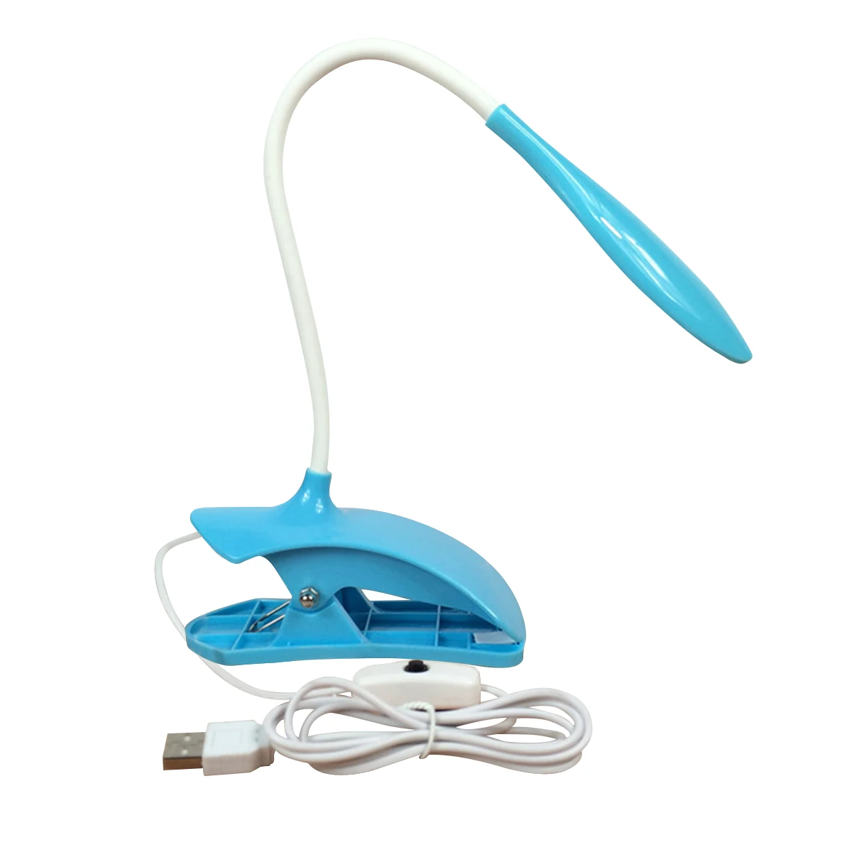 

Dropshipping Daylight White LED Flexible USB Reading Ligh Beside Bed Table Desk Lamp Clip-On Table Lamps USB Charging Cable