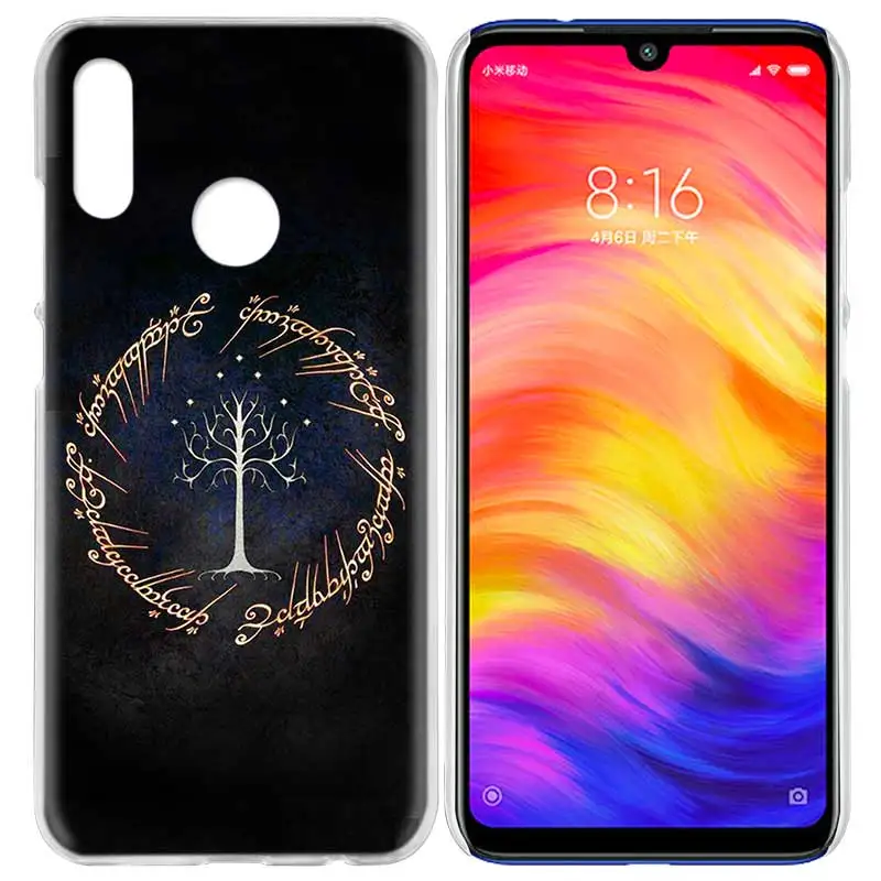 Чехол для Xiaomi Redmi Note 7 7A фотоаппаратов моментальной печати 7S 6 6A 5 Y3 K20 mi 8 до 9 лет CC9 CC9E A1 A2 A3 играть F1 Lite Pro Plus Властелин колец - Цвет: 03
