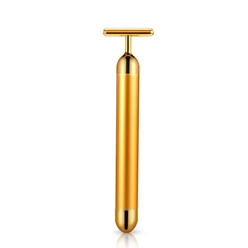 

Face Massager Slimming Patch Gold Vibration Facial Beauty Bar Roller Massager Stick Lift Skin Tightening Wrinkle Stick Bar