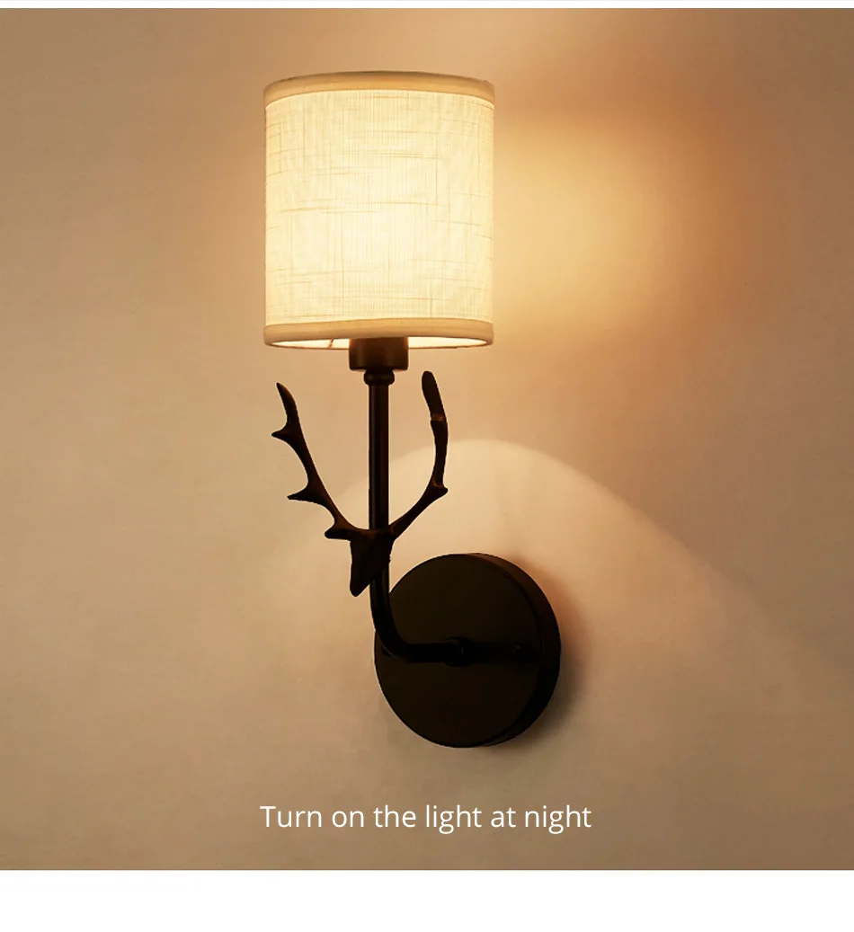 White Black Bedside Wall Lamps For Bedroom Stair Home Night Lighting LED E27 Modern Sconces Wall Lamp Indoor Lights Fixtures  (13)