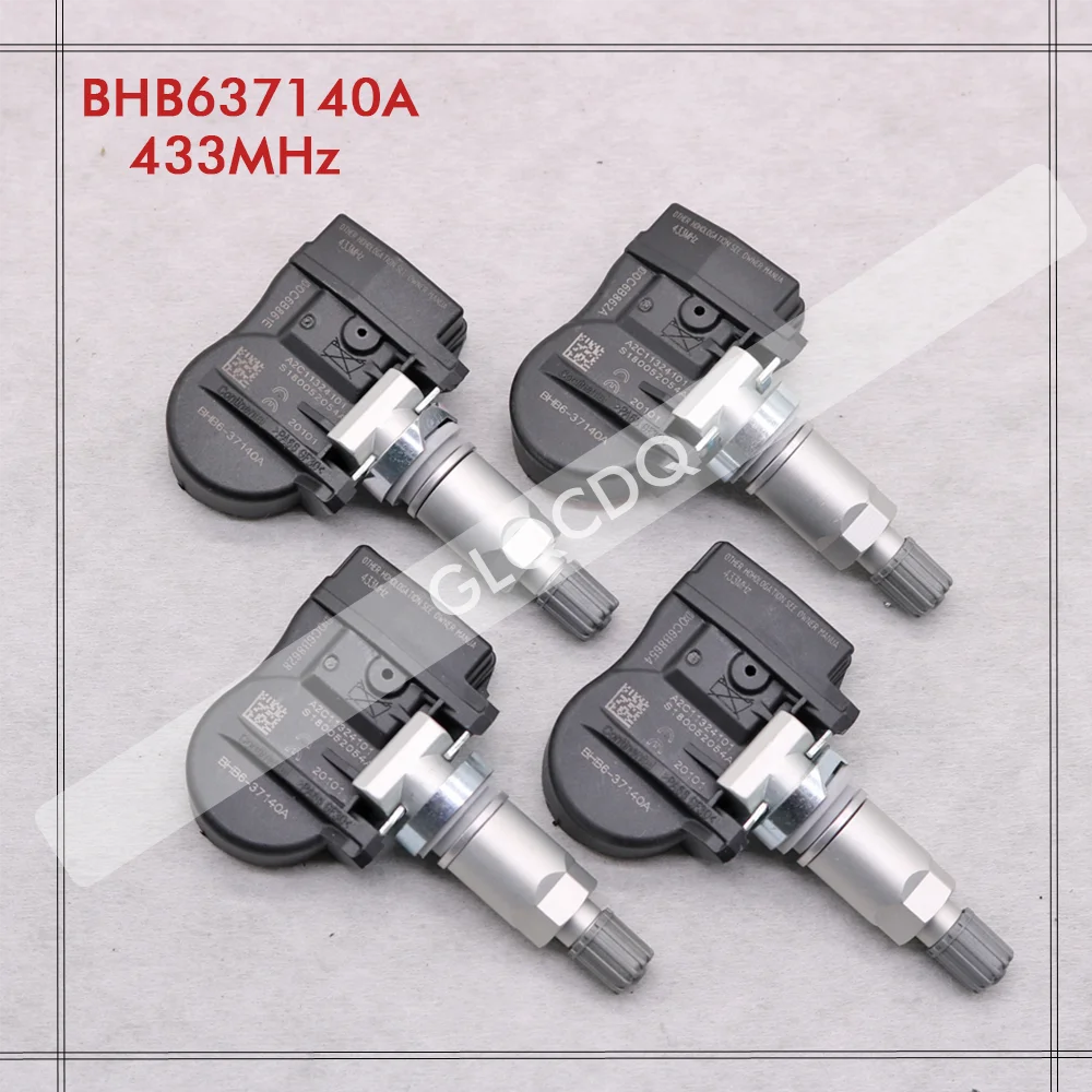 4 шт./лот BHB637140A BHB637140 433 МГц датчик давления в шинах TPMS для MAZDA 2 3 5 6 CX-5 CX5 CX-6 CX6 CX-9 CX9 MX-5
