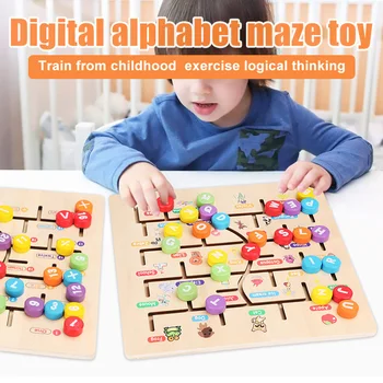 

Letter Matching Game Toys for Toddler Wooden Puzzle Learning Kids Color Recognition Hot Sales