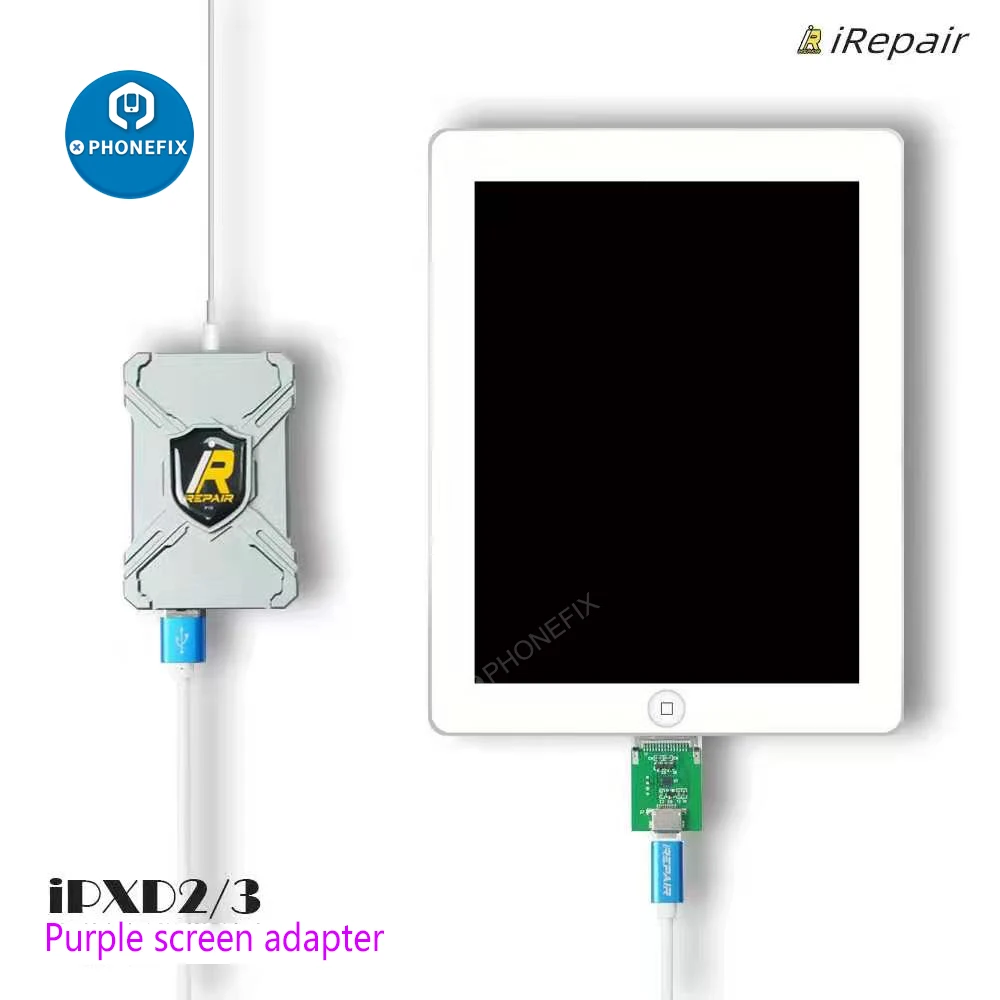 Ipad 2 3 Paars Screen Adapter Voor Irepair P10 Magico Diag Tool Id Box Harde Schijf Data Lezen Schrijven Dfu modus Tool