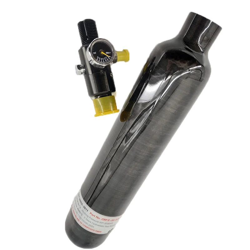 AC30561 0.5L 4500PSI PCP/Paintball Tank for Tactical/Hunting/PCP Airgun/Condor Compressed Air High Pressure Cylinder & Regulator