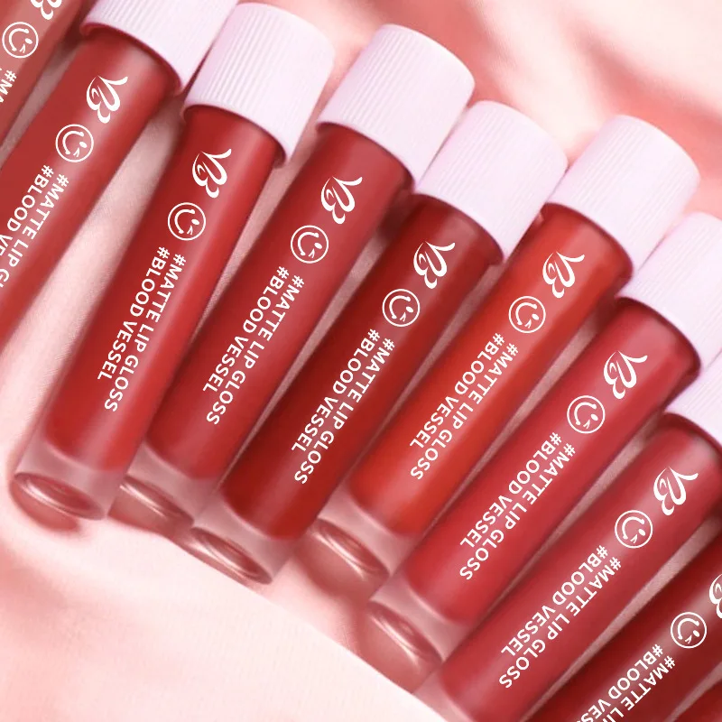VIBELY Small Blood Vessel Matte Lip Glaze, Ink Repair, Lip Glaze, Lipstick, Lip Gloss, Soft Silky Matte Color VIBELY Small Blood Vessel Matte Lip Glaze, Ink Repair, Lip Glaze, Lipstick, Lip Gloss, Soft Silky Matte Color