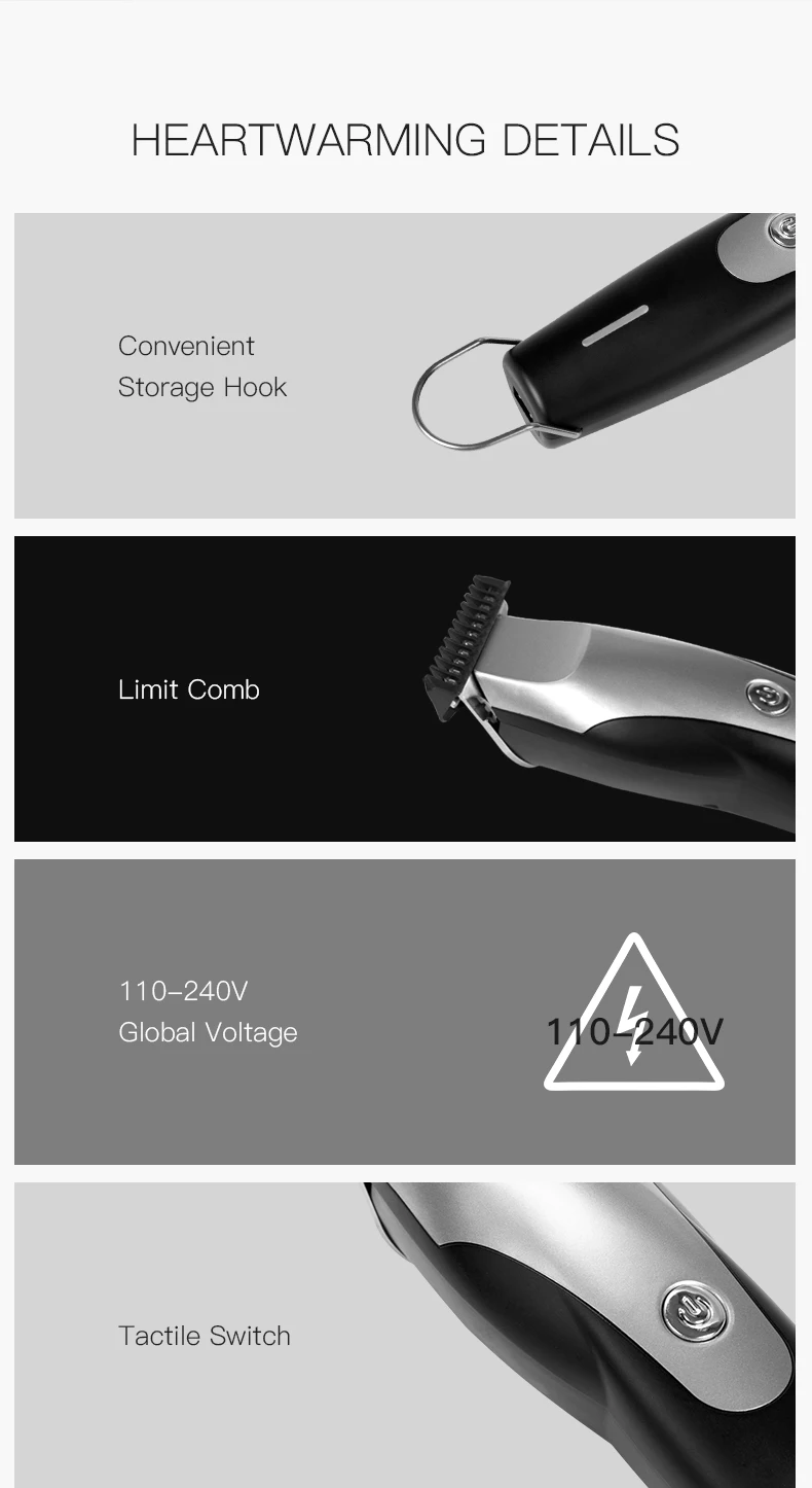 Aparador de Cabelo sem Fio Máquina de Corte de Cabelo Enchen Hummingbird Cabelo Clippers Elétrico Recarregável T-blade Perto Barbeiro Usb 10 t-blade aparador de cabelo sem fio perto