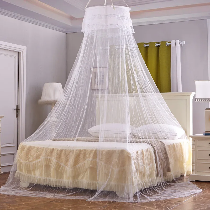 

Practical House Mosquito Net Bed Single Double King Midge Insect Fly Canopy Netting Hung Dome Mosquito Net Lace Netting Canopy