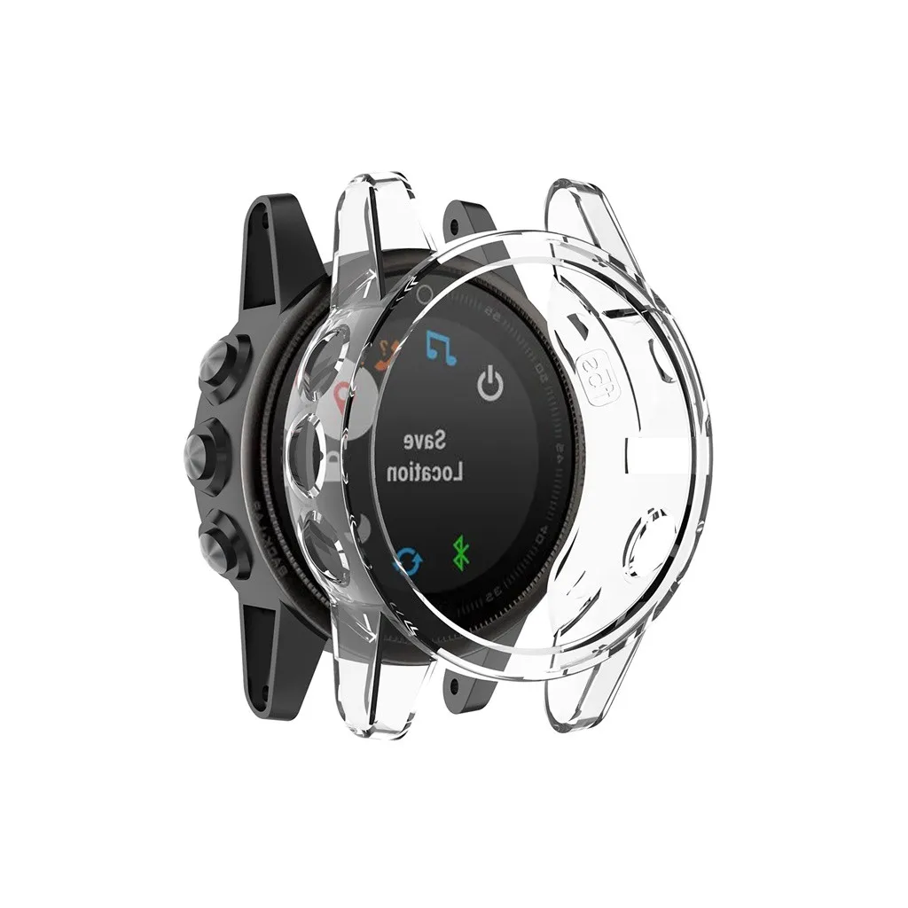 35# мягкий ультра-тонкий кристально чистый ТПУ защитный чехол для Garmin Fenix 5S Смарт-часы защитные аксессуары для Fenix 5 S