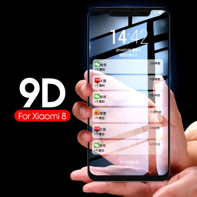 9D закаленное стекло для Xiao mi Red 5A 4X 7A GO 7 Pro Pocophone F1 полное покрытие Защитное