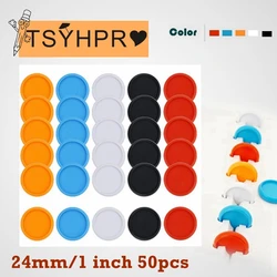 Reliure à disque 24mm, 50 pièces, anneaux de reliure à feuilles mobiles, accessoires pour Notebook CX19 009 