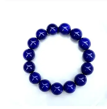 

Free shipping fine jewelry Afghan lapis lazuli natural not optimized female little white gold bracelet