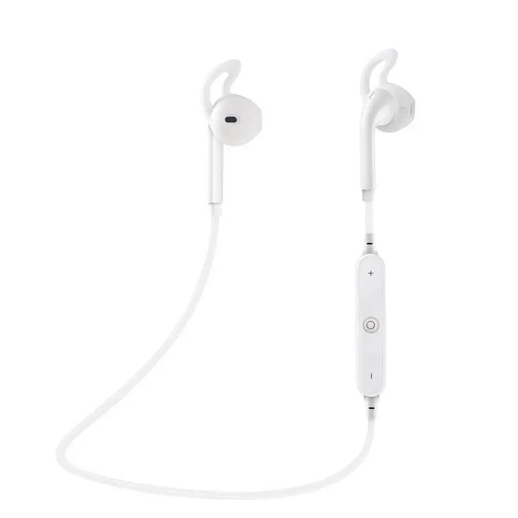 Спортивные Bluetooth наушники, стерео музыкальные беспроводные наушники, наушники для телефона, магнитная гарнитура, наушники с микрофоном - Цвет: White for iPhone