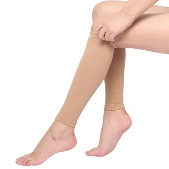 

1 Pair/SET 20-30mmHg Thin Autumn Winter Medical Support Leg Shin Socks Varicose Veins Calf Sleeve Compression Brace Wrap