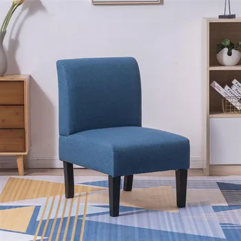 

Armrest Fabric Single Leisure Chair Blue [68x50x80cm]