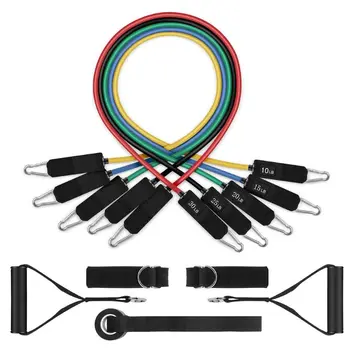 

11 PCS Set Of Tensioner Pull Rope Fitness Multi-function Tensioner Suit