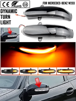 

2pcs Dynamic Turn Signal Light LED Side Rearview Mirror Sequential Indicator FOR Mercedes-Benz C W203 C T-Modell (S 203) CL203
