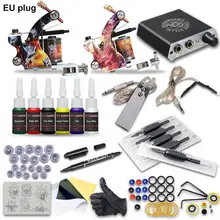 

Professional Tattoo Machine Power Supply Pedal Wire Pigment Cup Handle Pen Kit