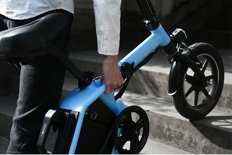 Perfect Daibot Portable Electric Bike 14 Inch Two Wheel Electric Scooter Three Cycling Mode 300W 48V Folding Electric Bicycle For Adult 27