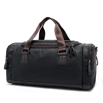 

2020 New Casual PU Leather Travel Duffel Bag Large Capacity Travel Bags Men Messenger Handbags