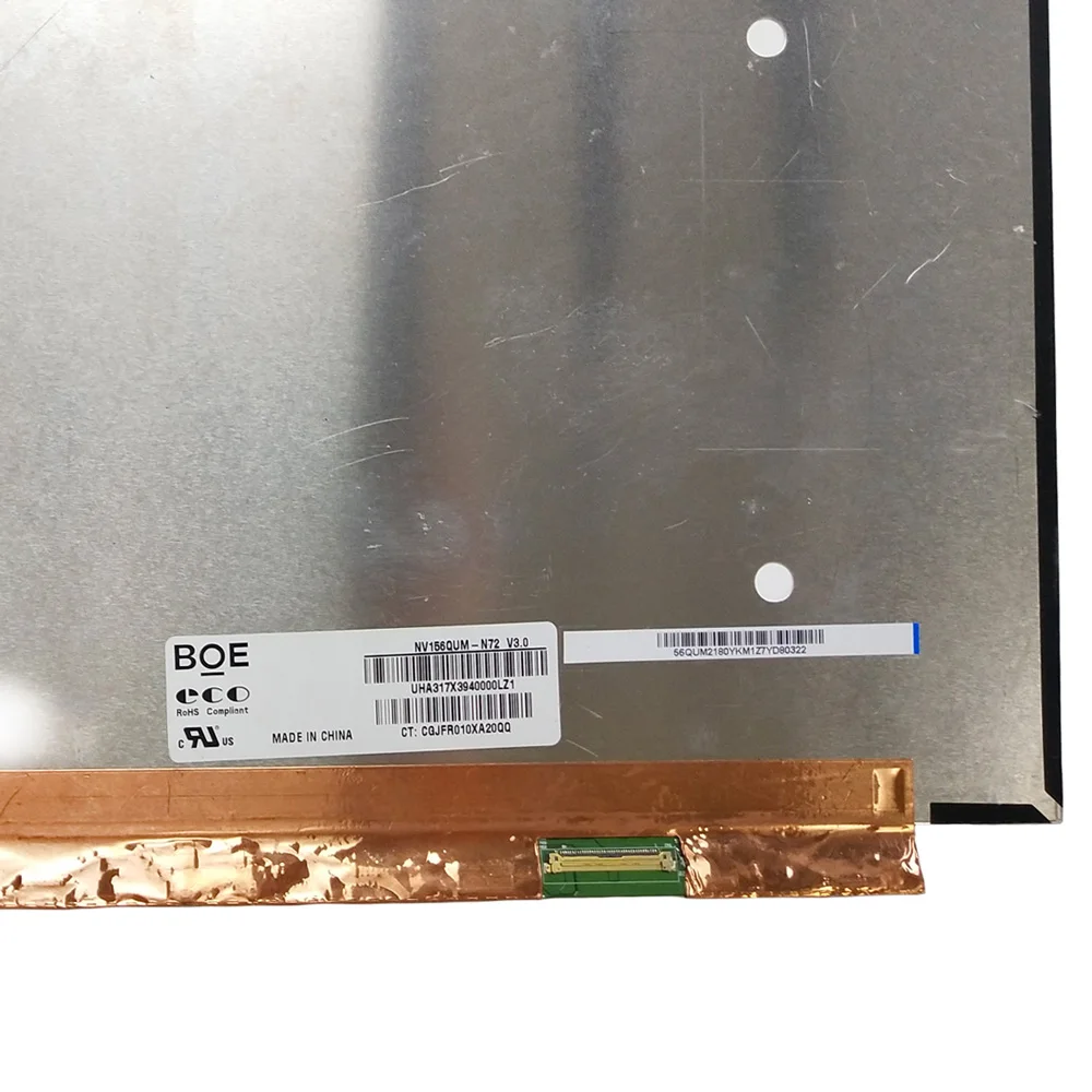 UHD LCD ÷ г NV156QUM-N72 IPS 72%, NTSC 4K, 3840x2160, 15.6 ġ Ʈ ȭ ü, 40 