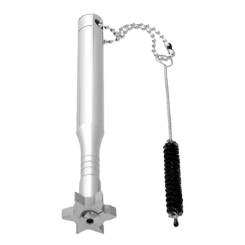 

Iron Wedge With Brush Golf Groove Sharpener Golf Cleaner For Optimal Backspin Silver