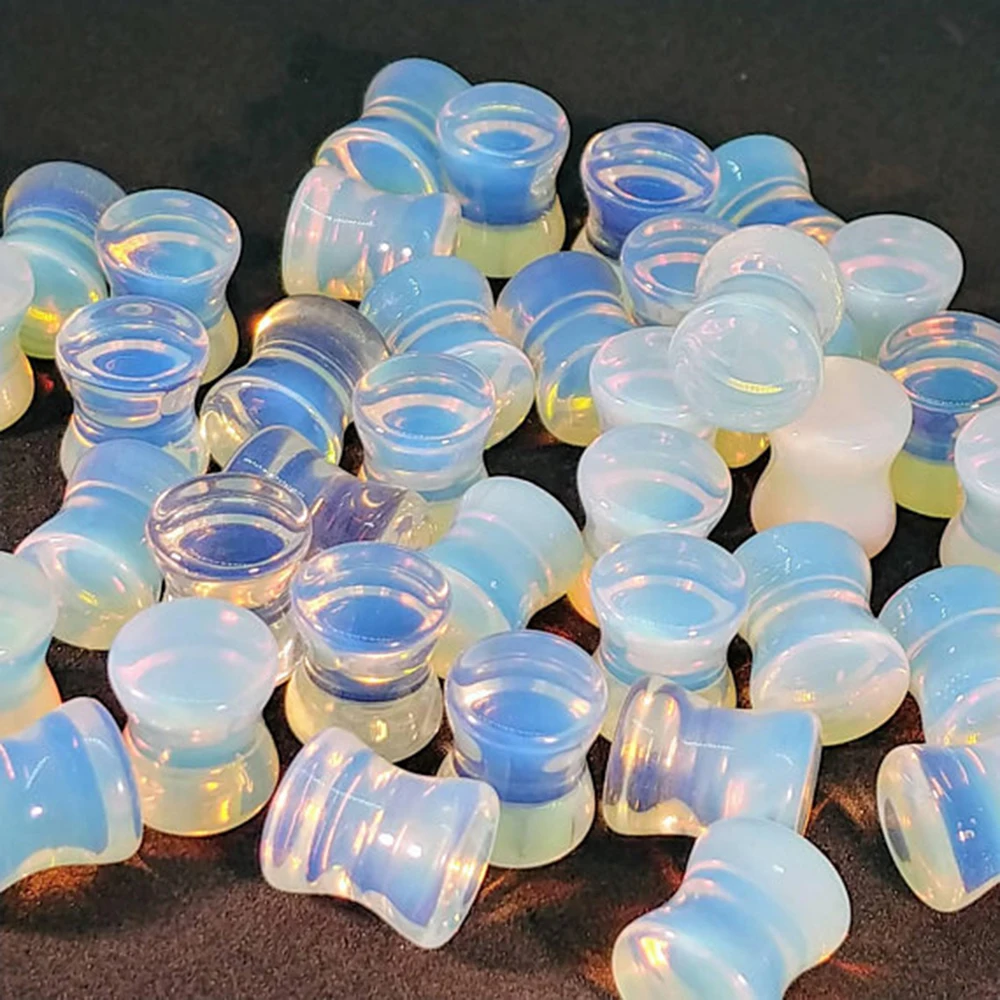 piercing jewelry body piercing earrings ear piercing jewelry body piercing jewelry body jewelry 2PCS Stone Ear Plugs Gauges Earrings Ear Plug Flesh Tunnel Piercing Oreja Expander Stretcher
