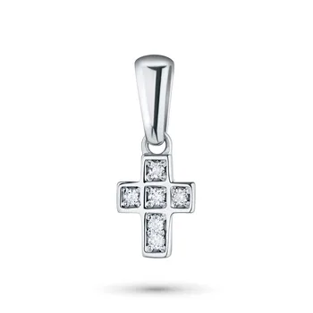 

Pendant in white gold with a diamond