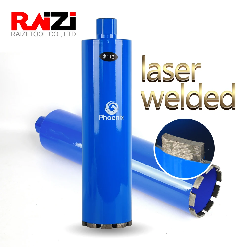 Raizi Diamond Core Drill Bit Hole Saw For Concrete Wall Tap Water Heater Air Condition 1-1/4 20-120 mm Welded Concrete Drill bit