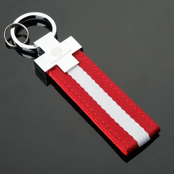 

1pcs Metal Weaving Key Chain Braided Woven Rope Key Chains Holder Car Keyrings For volkswagen polo golf 3 4 5 6 7 b4 b5 b6 b7 b8