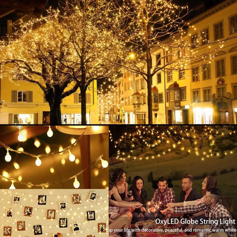 US $11.85 2 In 1 USB 100 LED Fairy Light Battery New Years Garland Remote Control 10m String Light Christmas Decorations For Home Bedroom
