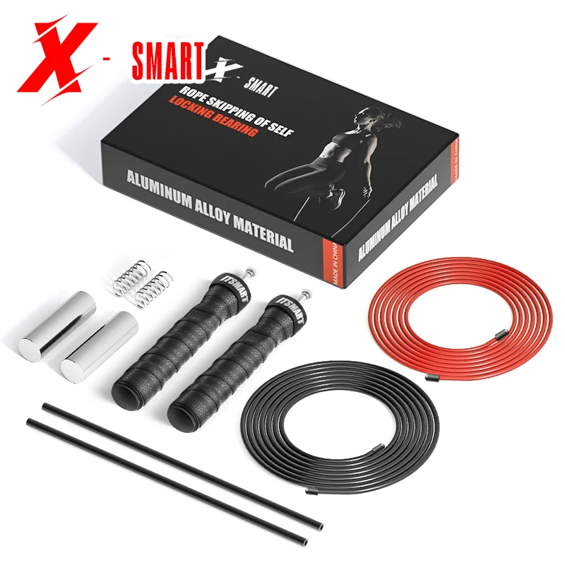 

Crossfit Jump Rope Sport Training Fitness Equipment Professional Kids Speed Steel Wire Light Thick Heavy Weighted Skipping Rope