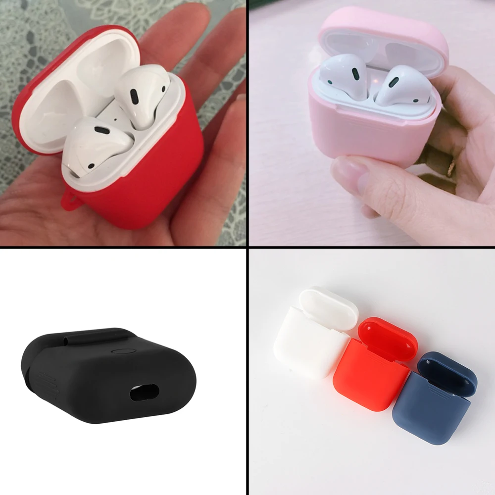 Мягкий силиконовый чехол для Apple Airpods, противоударный чехол для Apple AirPod, чехол s, Ультратонкий защитный чехол для наушников