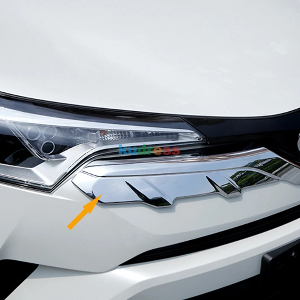 Для Toyota C-HR CHR ABS Хромированная передняя решетка двигателя верхняя крышка защитная накладка автомобильные аксессуары