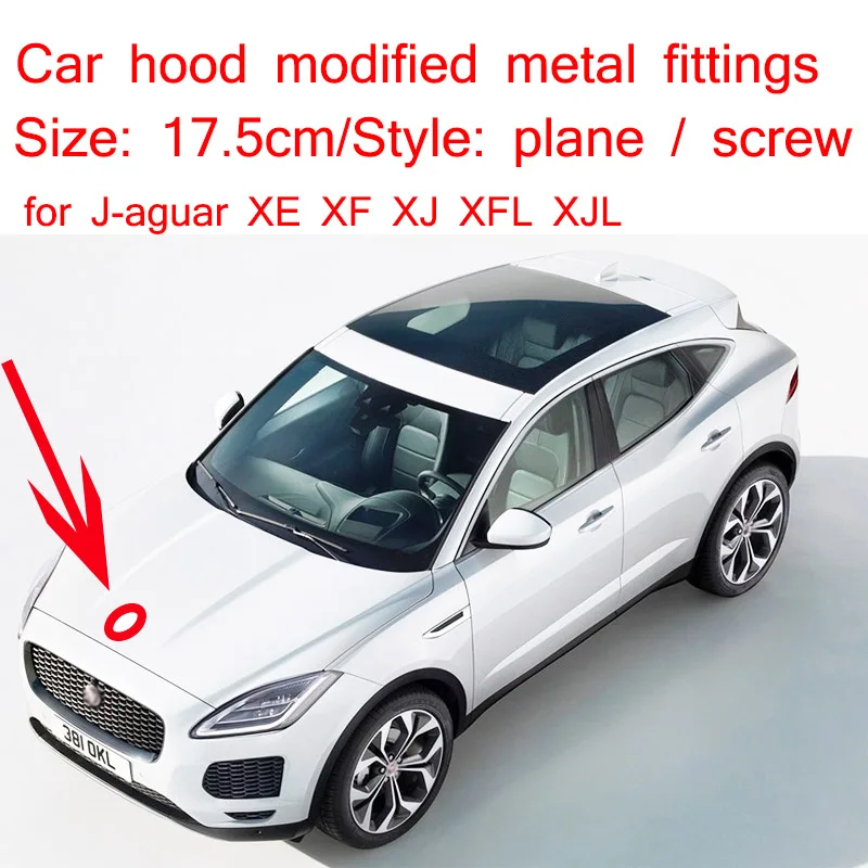 Car styling Stickers for Jaguar XE XF XJ XFL XJL F-type E-type metal head hood Modified standard cover decoration sticker | Автомобили и