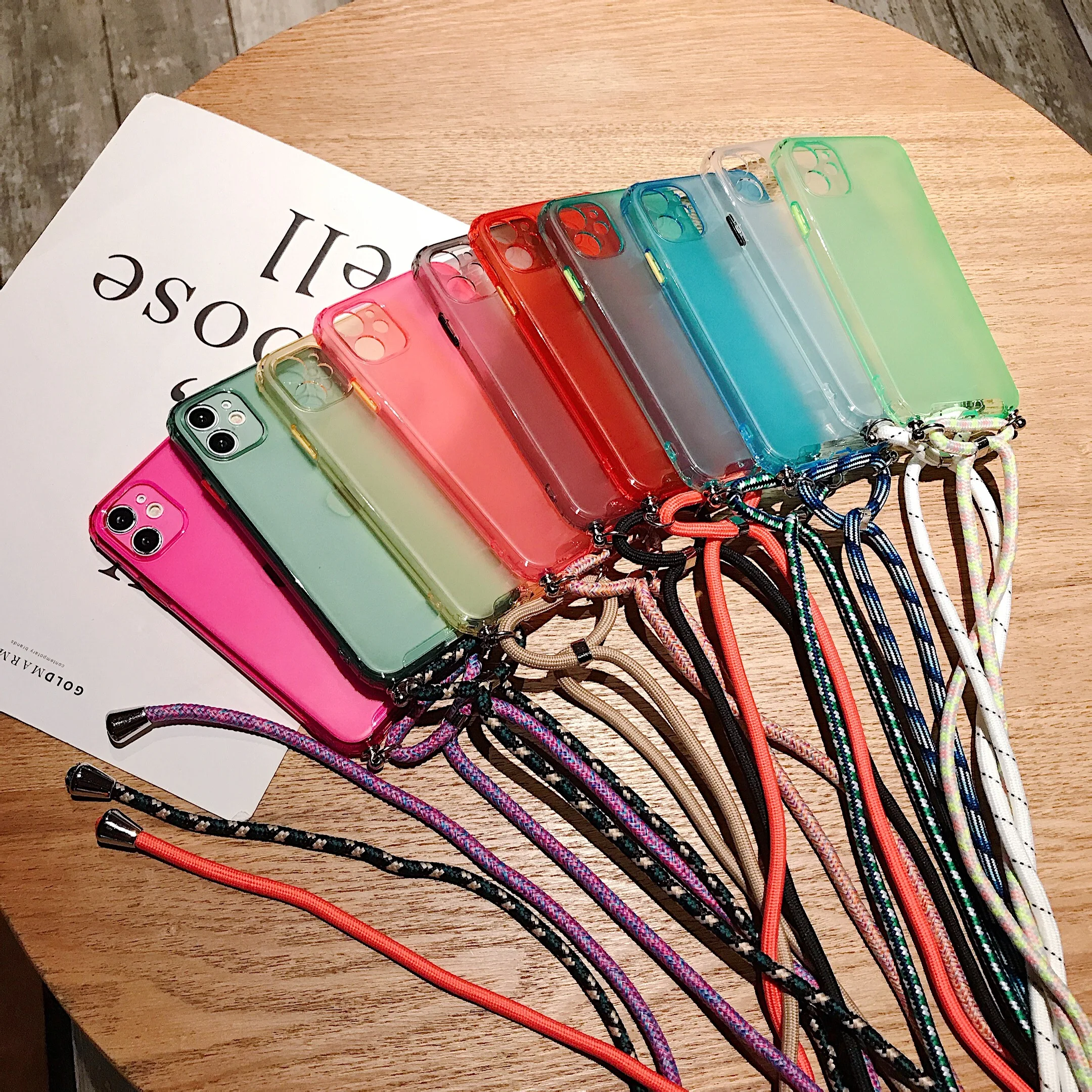 Lanyard Chain Phone Case for iPhone 11Pro 7 8 6 6S Plus XR XS Max X