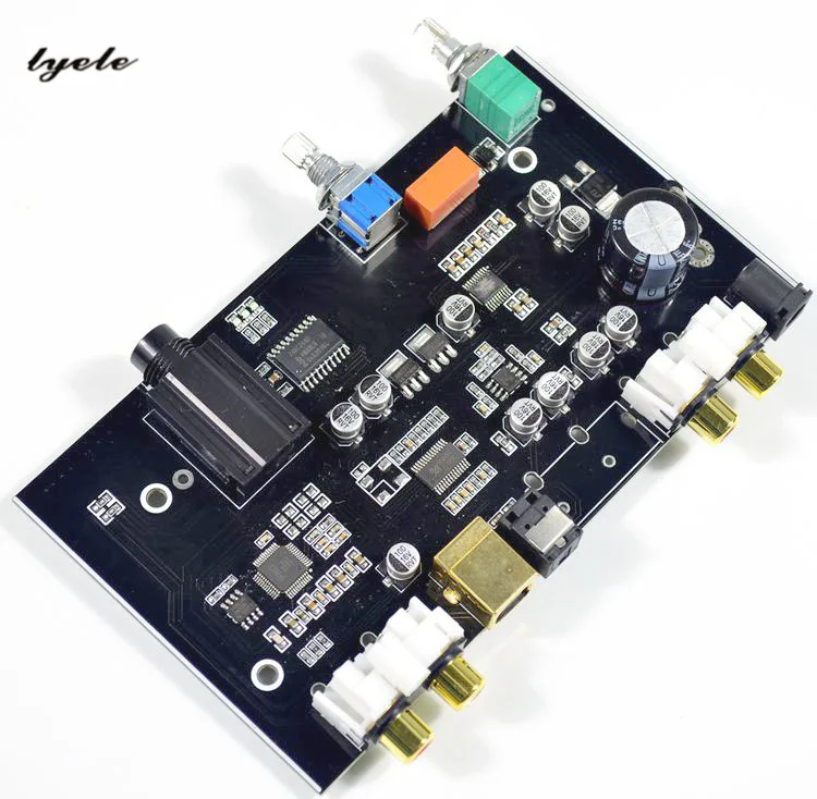 xiang sheng PCM5100 dac board MS8416 fiber optic USB audio volume control decoder board NE5532 op amp dac board