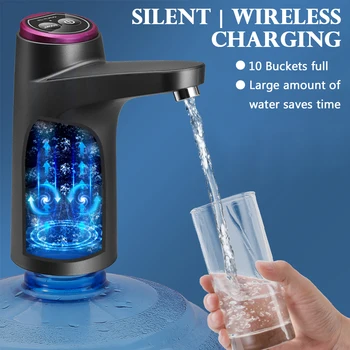 

Home Office Outdoor Water Bottle Pump Electric Water Dispenser Portable Gallon Drinking Bottle Switch Smart Wireless Water Pump