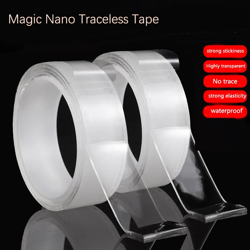 Nano Double-Sided Tape Seamless Waterproof Tape Suitable For Bathroom Bathtub Kitchen Sink Sticker Household Self Adhesive Tapes