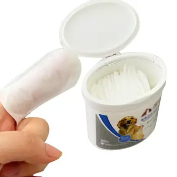 

Pet Cleaning Teeth Wipes Cat Dog Oral Calculus Teeth Cleaning Tartar Removing Finger Wipes