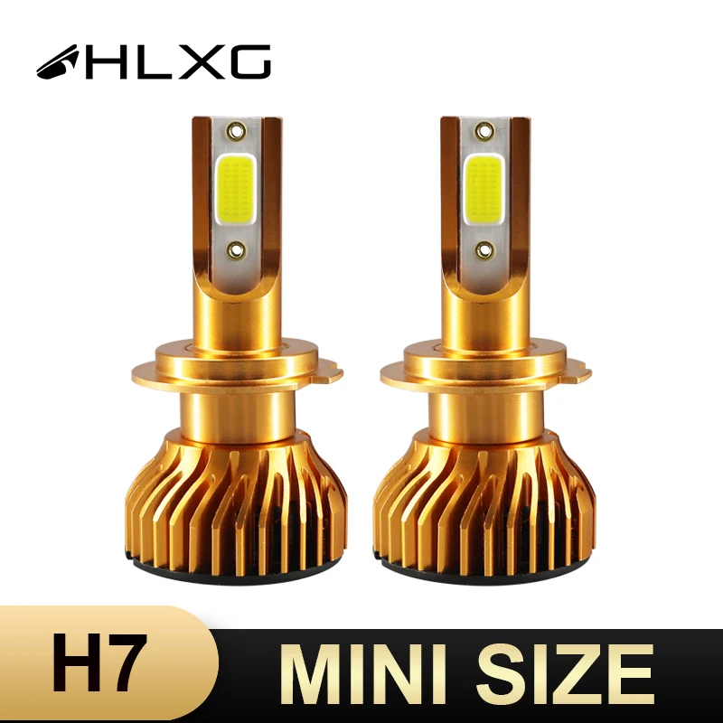 HLXG led h7 h4 h11 Автомобильная лампочка hb3 hb4 h8 фара 10000лм 24 в 12 В automotivo nebbia мотоциклетная