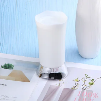 

Wireless Motion Sensor Light Portable Desk Lamp Battery-Powered Night Light for Baby Room Bedroom Bathroom (Silver)